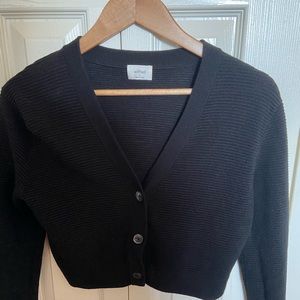 Wilfred Light Cropped Cardigan (size S)